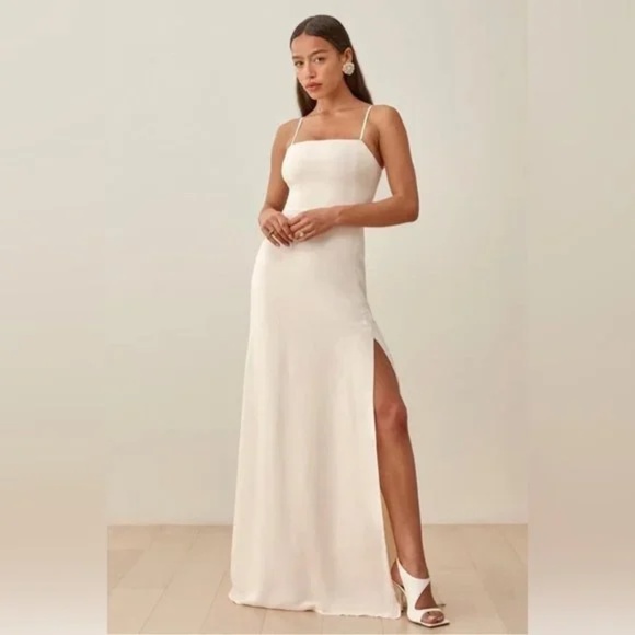 Reformation Dresses & Skirts - Reformation Ingrid Dress - Ivory XL NWT